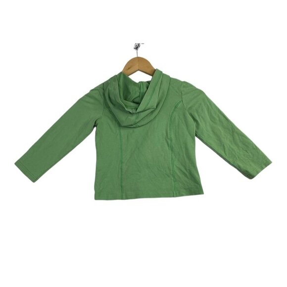 Hanna Andersson Full Zip Sweater‎ size 5 Green - Picture 4 of 6